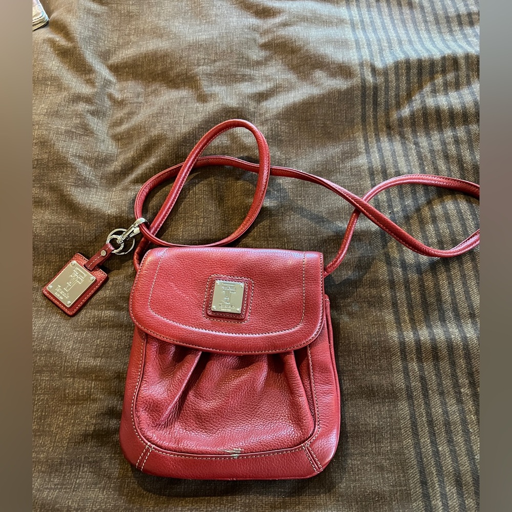 Red Tignanello Cross Body Bag